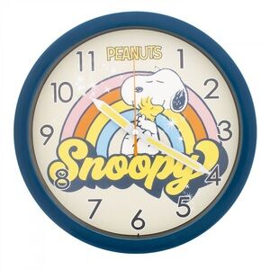 Peanuts nwt Snoopy and Woodstock Rainbow 12" Wall Clock